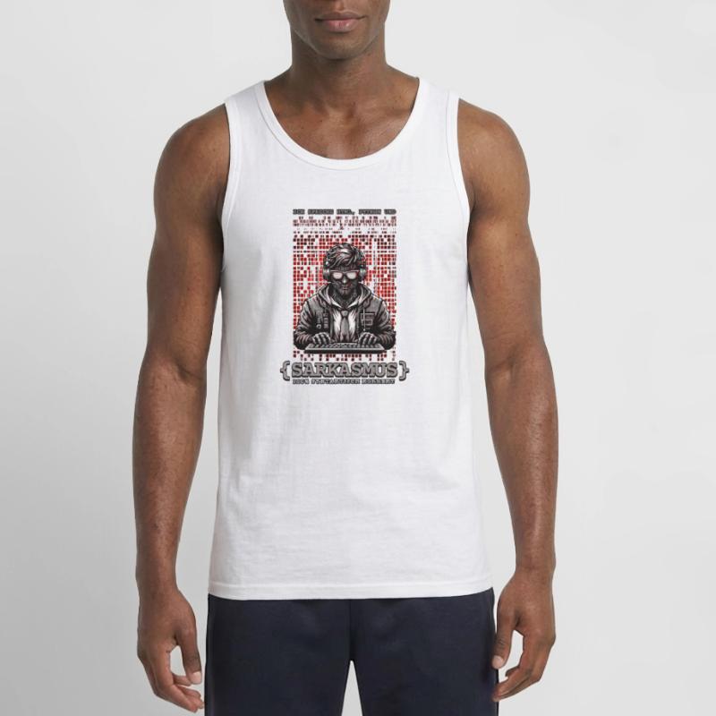 I speak HTML, Python and sarcasm Gildan Men’s Tank Top