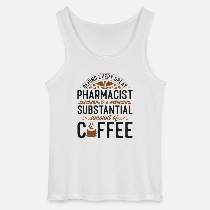 Pharmacy Tech Technician - Gildan Männer Tank Top - Weiß