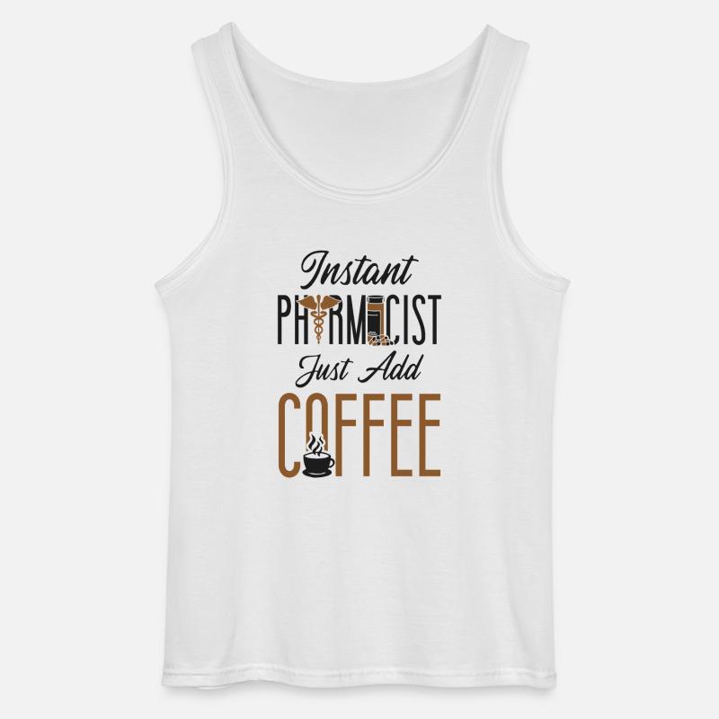 Pharmacy Tech Technician - Gildan Men’s Tank Top - white