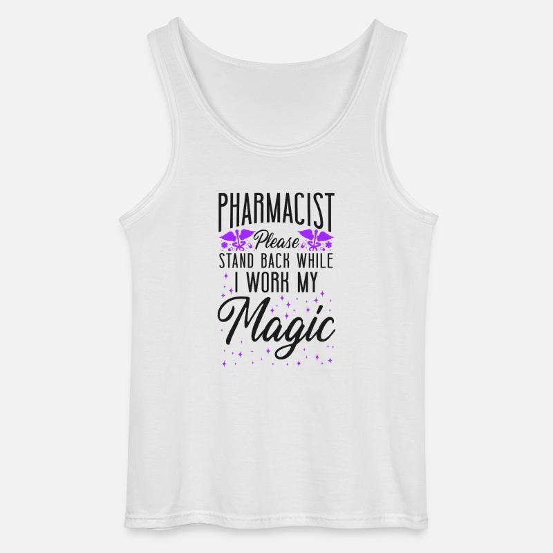Pharmacy Tech Technician - Gildan Männer Tank Top - Weiß