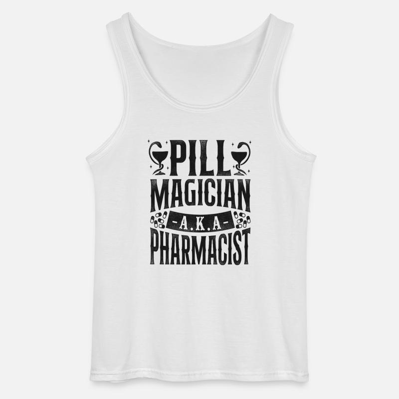 Pharmacy Tech Technician - Gildan Männer Tank Top - Weiß