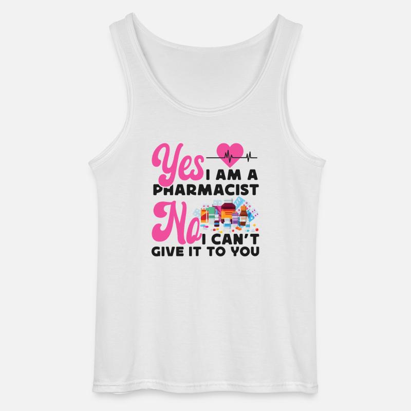 Pharmacy Tech Technician - Gildan Männer Tank Top - Weiß