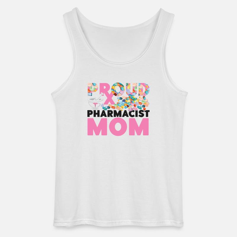Pharmacy Tech Technician - Gildan Männer Tank Top - Weiß