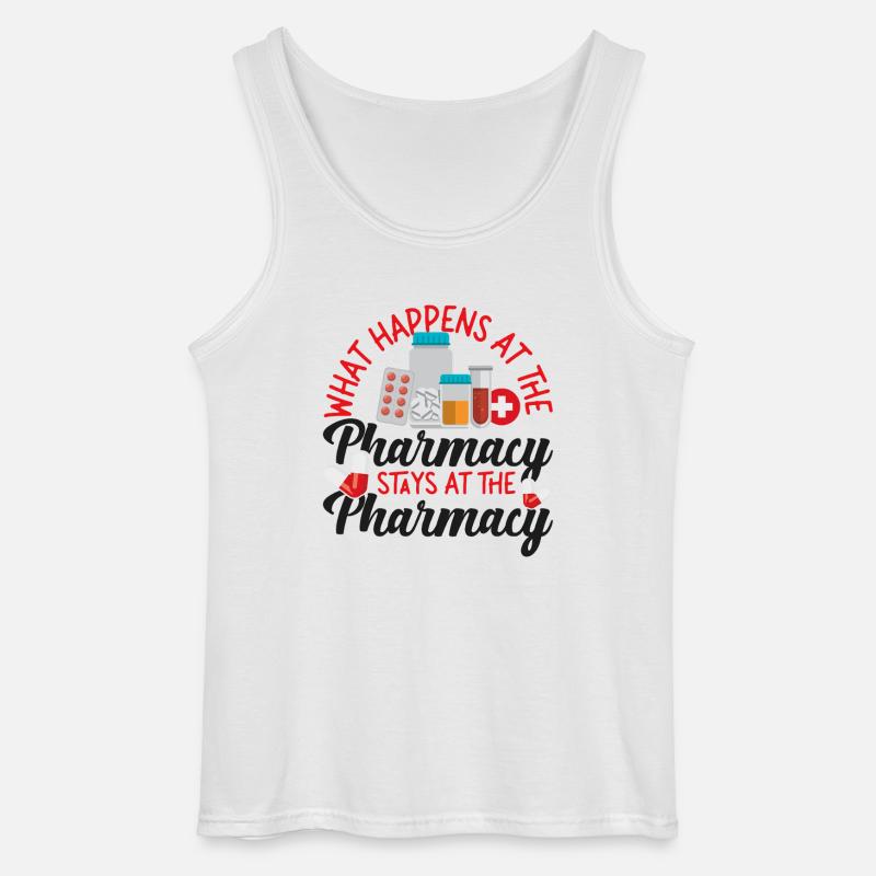 Pharmacy Tech Technician - Gildan Männer Tank Top - Weiß