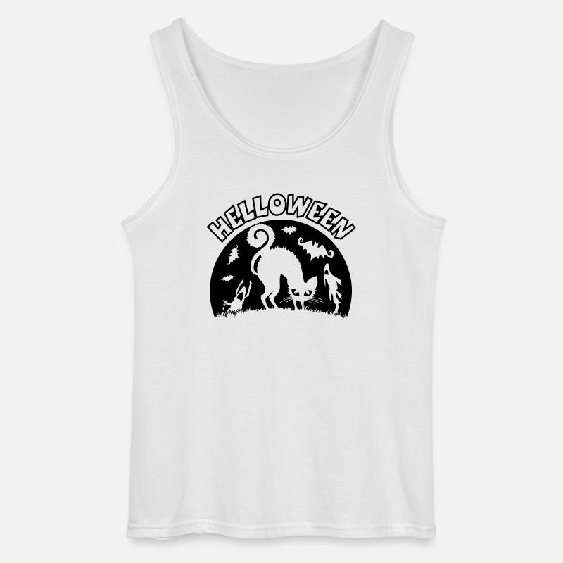 Helloween01 - Gildan Männer Tank Top - Weiß