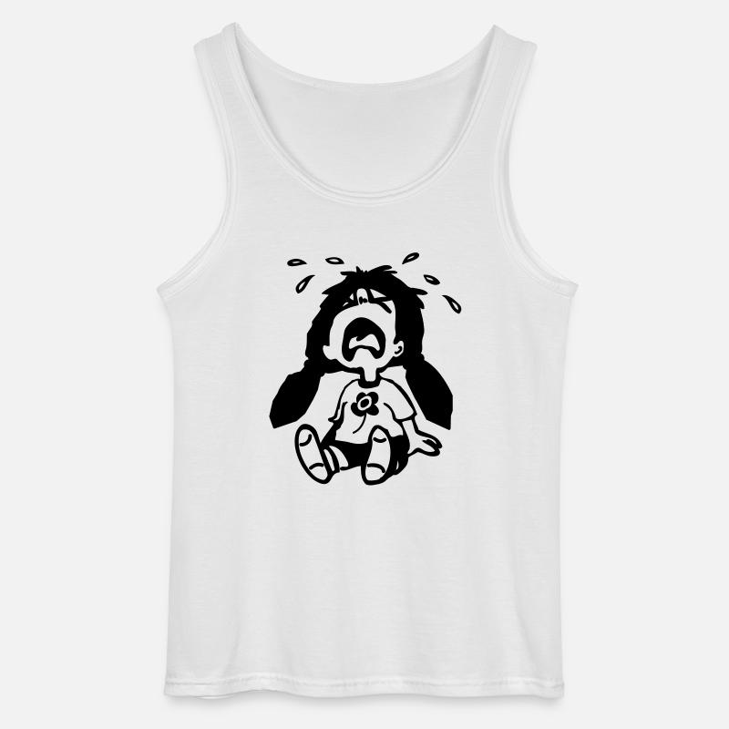 heulsuse - Gildan Männer Tank Top - Weiß