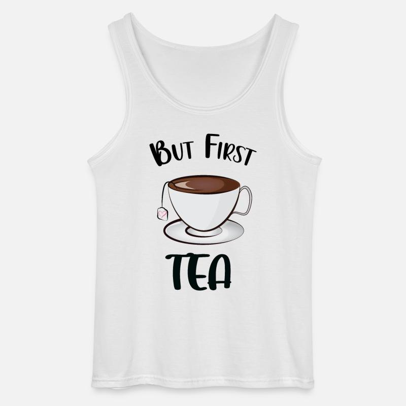 Aber der erste Tee - Gildan Männer Tank Top - Weiß