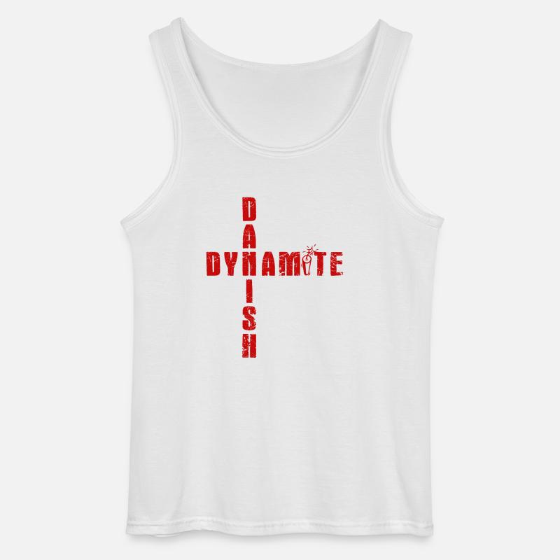Danish Dynamite - Gildan Männer Tank Top - Weiß