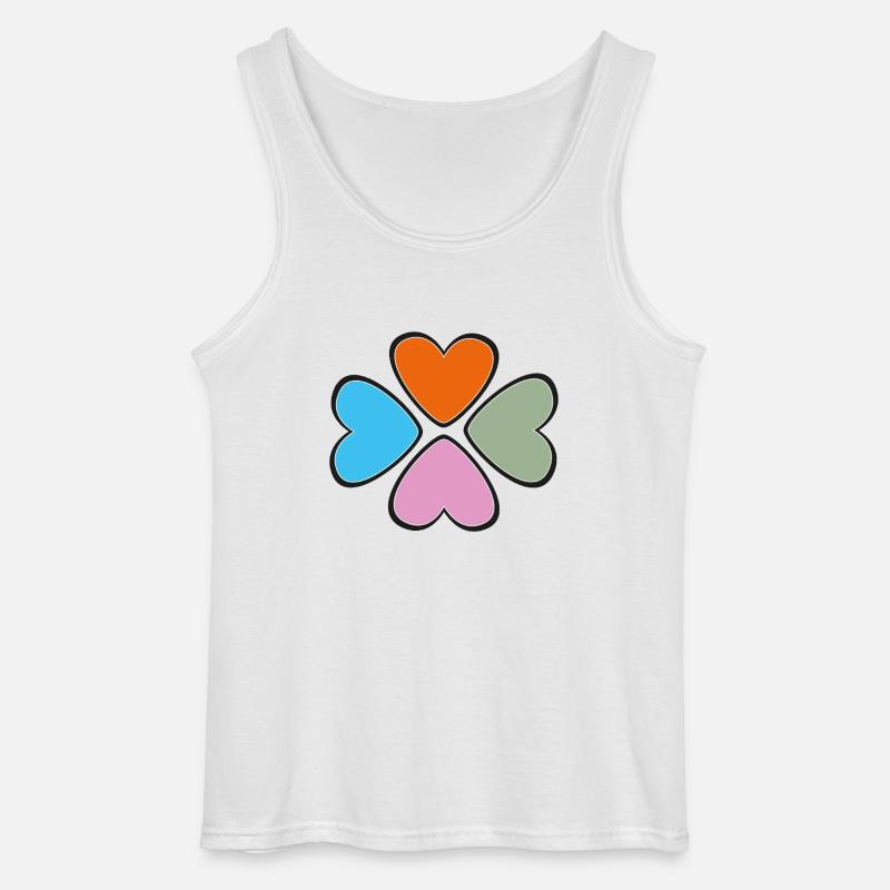 Herzensbrecher oder ewige Liebe? - Gildan Männer Tank Top - Weiß