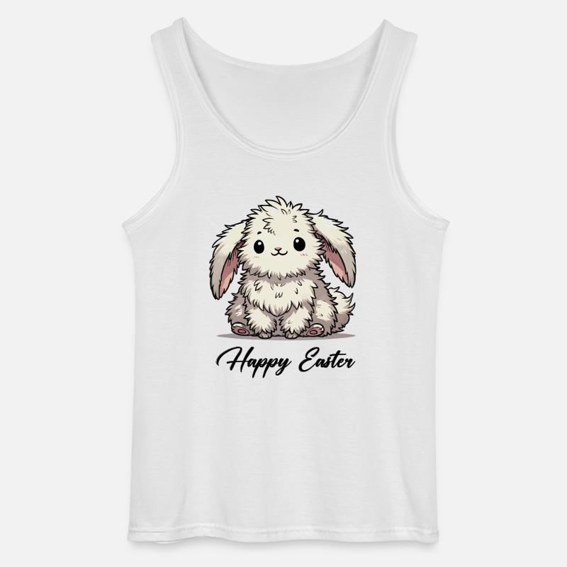 hase comic tier - Gildan Männer Tank Top - Weiß