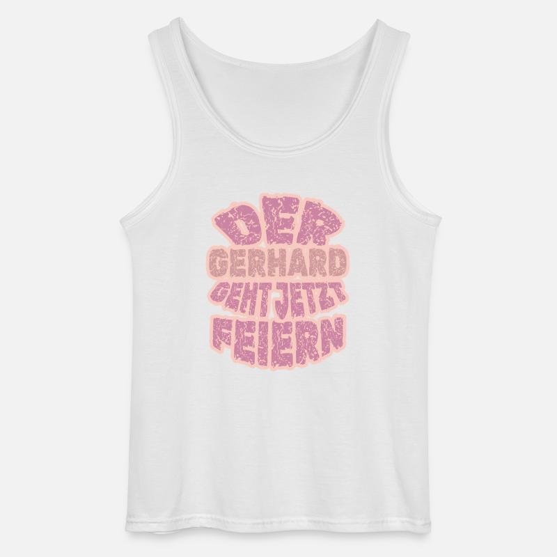 Gerhard Gerhard - Gildan Männer Tank Top - Weiß