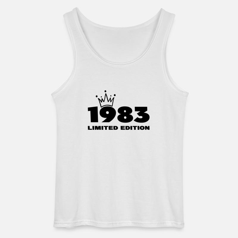 1983 Krone - Gildan Männer Tank Top - Weiß