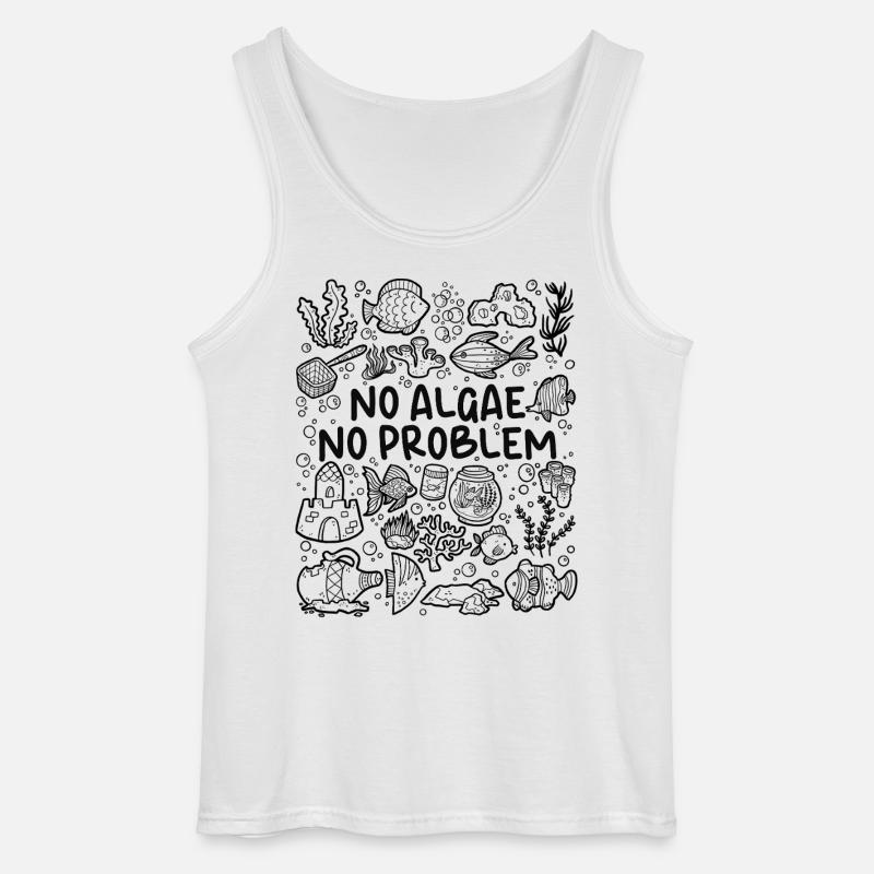 No algae, no problem – aquarium - Gildan Men’s Tank Top - white
