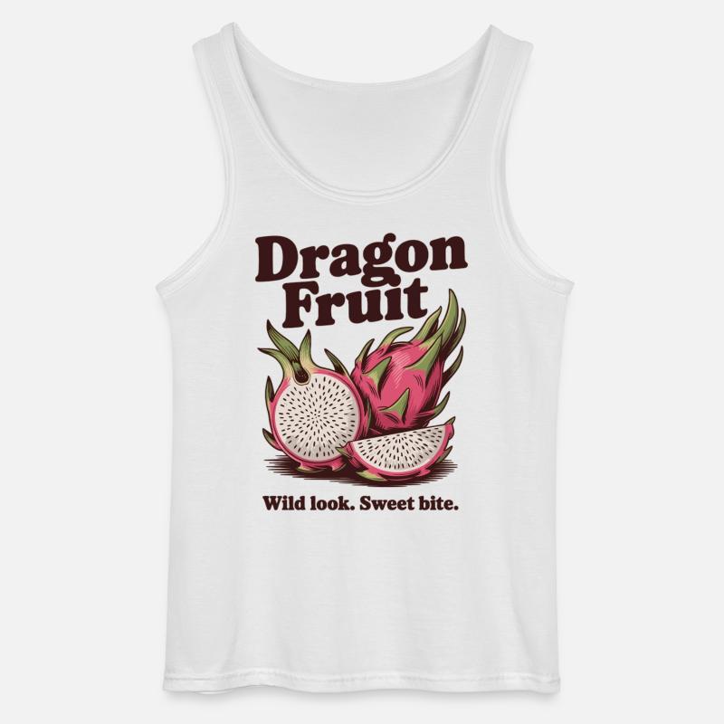 Drachenfrucht Exotisch & Süß - Gildan Männer Tank Top - Weiß