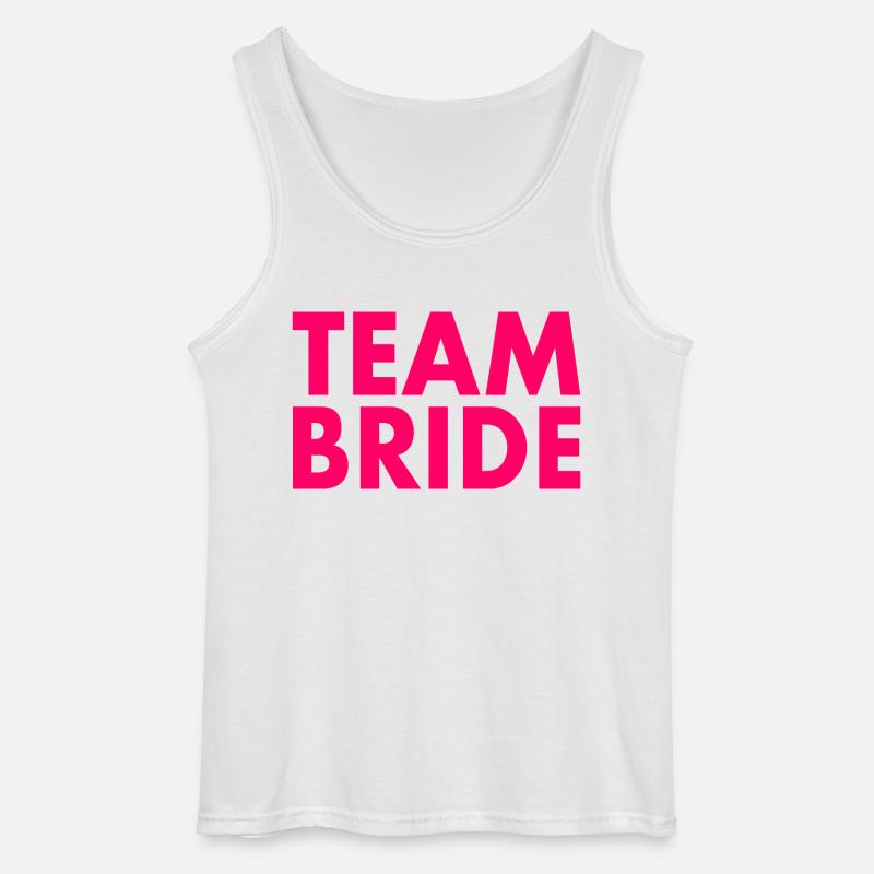 Team bride - Gildan Männer Tank Top - Weiß