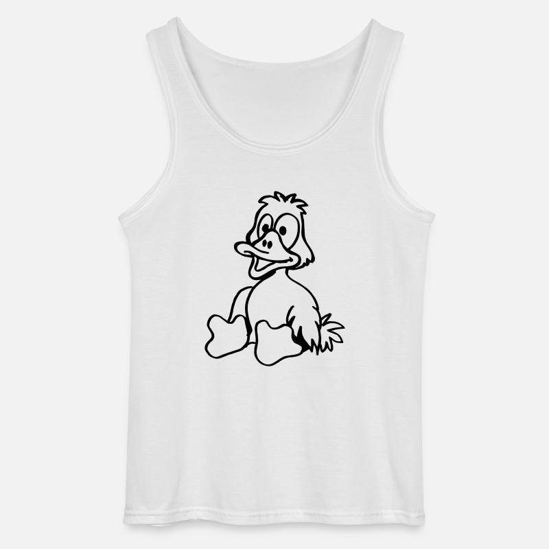 Entchen - Gildan Männer Tank Top - Weiß