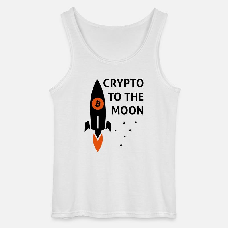 crypto - Gildan Männer Tank Top - Weiß