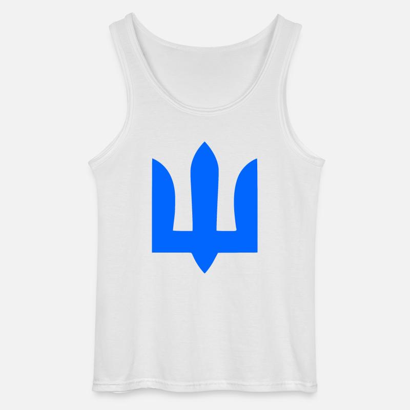 Ukraine - Gildan Männer Tank Top - Weiß