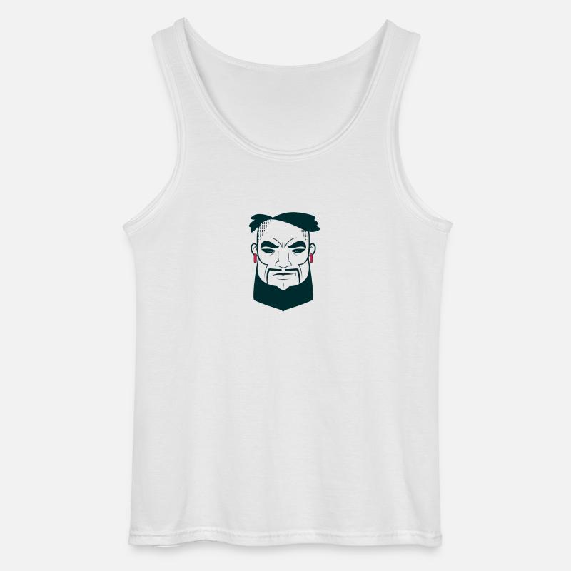 rastaman - Canotta da uomo Gildan - bianco