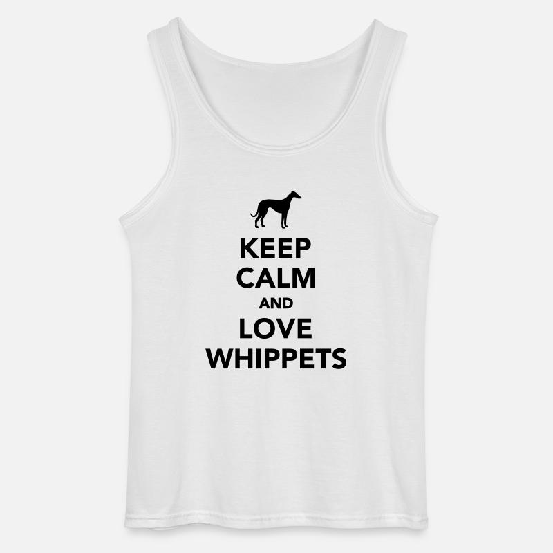 Whippet - Gildan Männer Tank Top - Weiß
