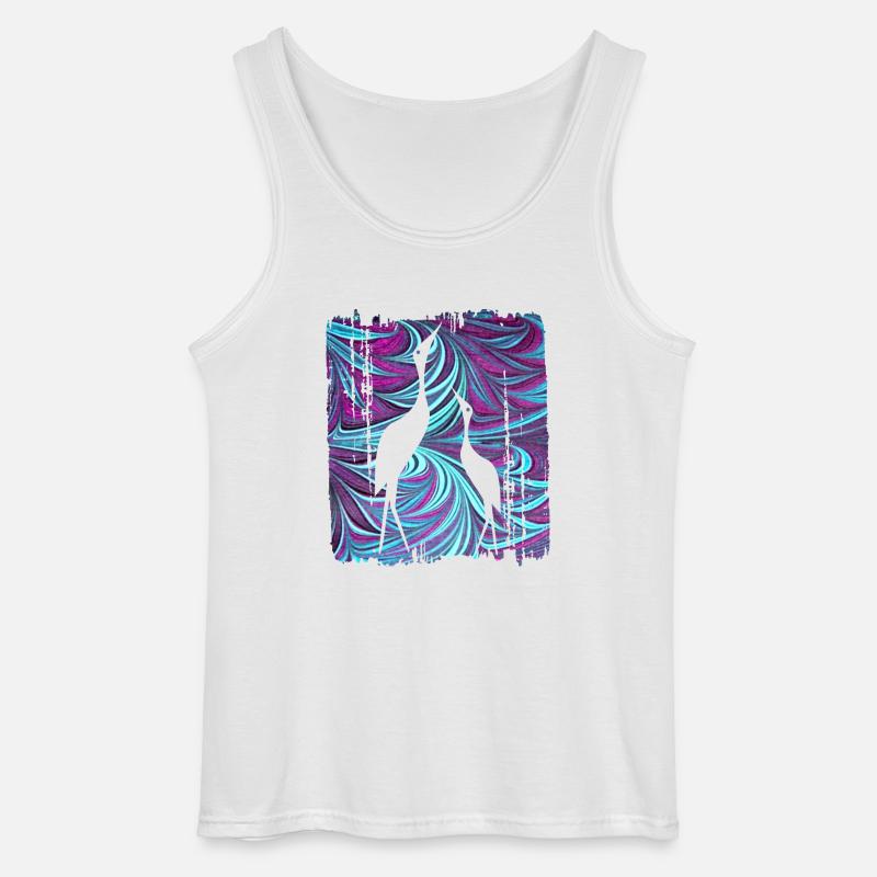 kranich e 74 - Gildan Männer Tank Top - Weiß