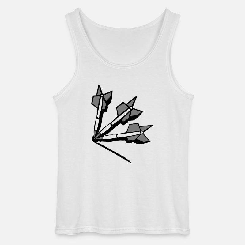darten - Gildan Männer Tank Top - Weiß