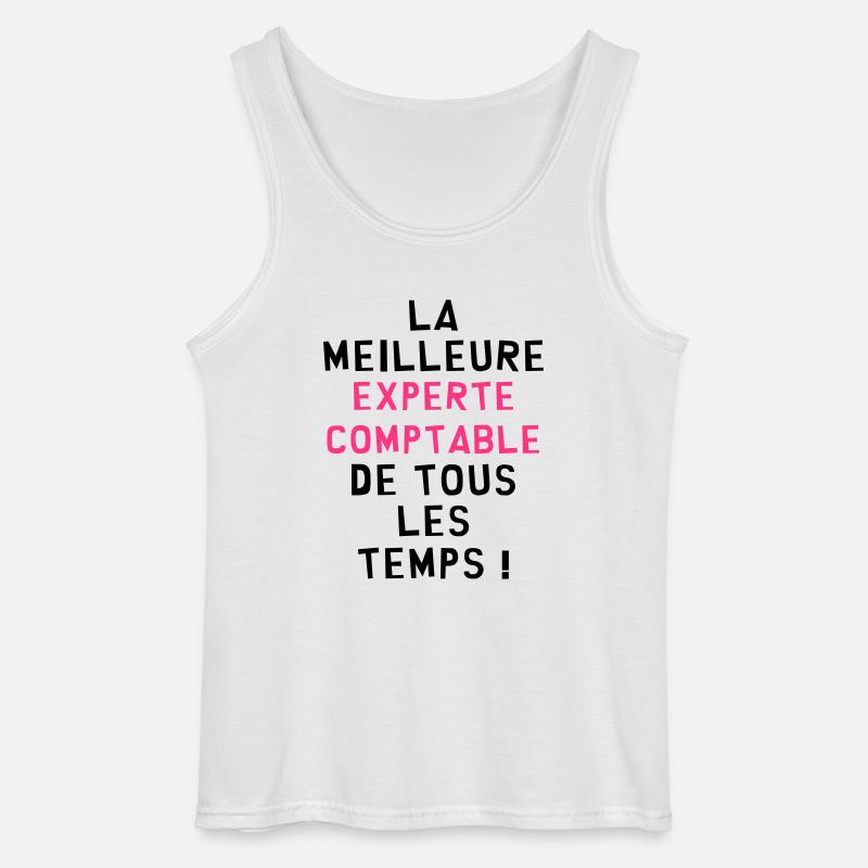 Expert Comptable / Comptabilité / Comptable / - Débardeur Gildan Homme - blanc