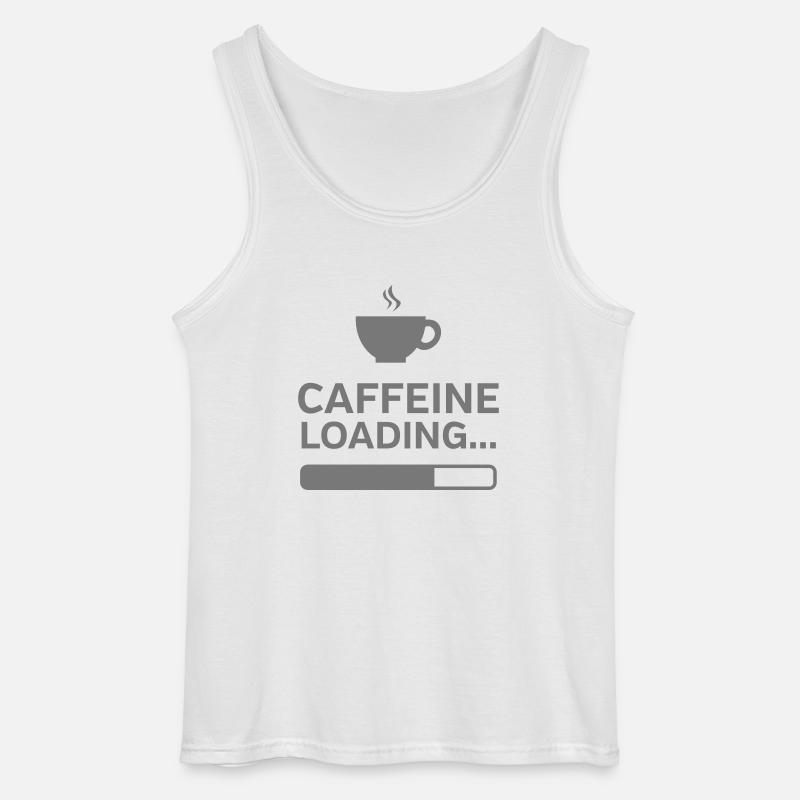 Caffeine Loading... - Gildan Männer Tank Top - Weiß