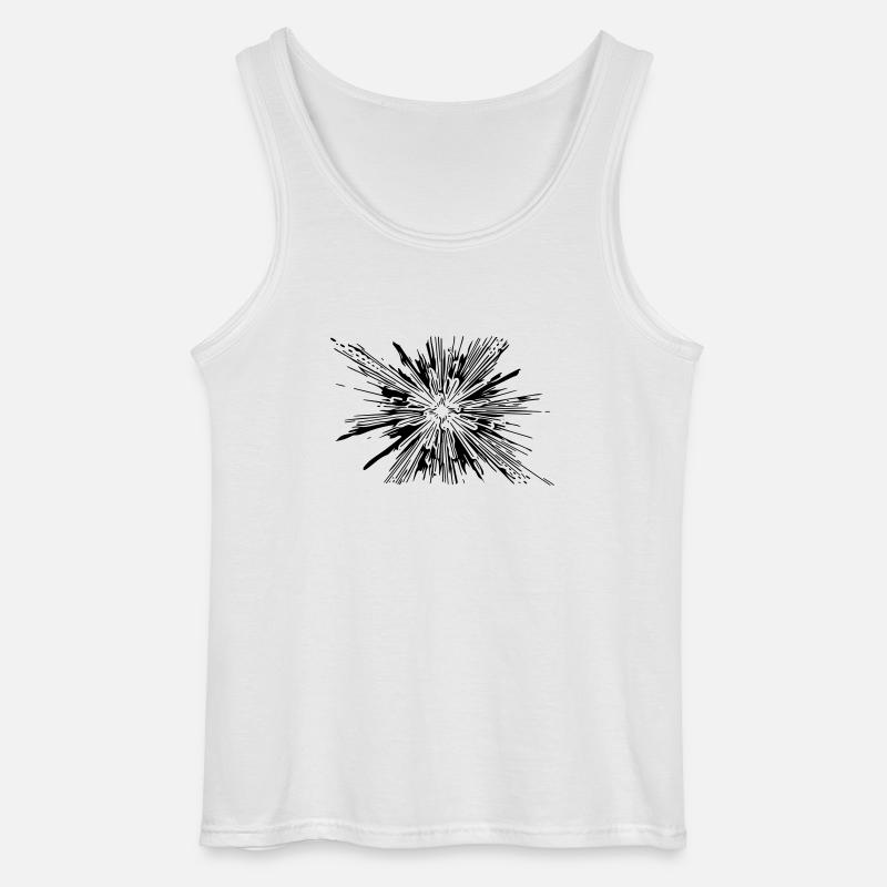 Vector Splash Explosion - Gildan Männer Tank Top - Weiß