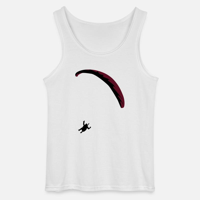 Gleitschirm Praglider - Gildan Männer Tank Top - Weiß