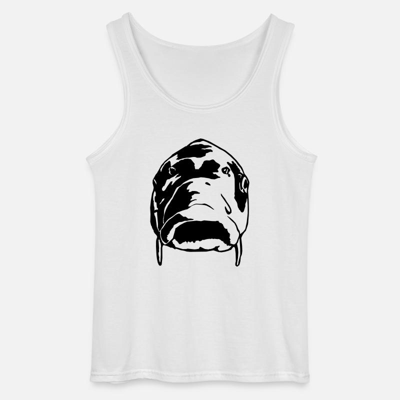 Karpfen - Gildan Männer Tank Top - Weiß