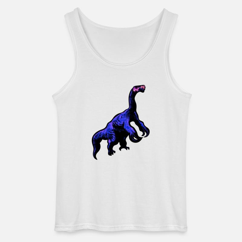 cool Therizinosaurus - Gildan Men’s Tank Top - white