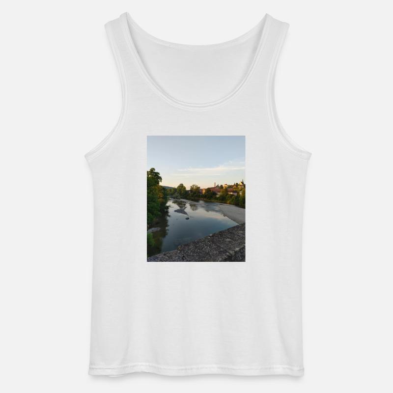 Abendstimmung - Gildan Männer Tank Top - Weiß