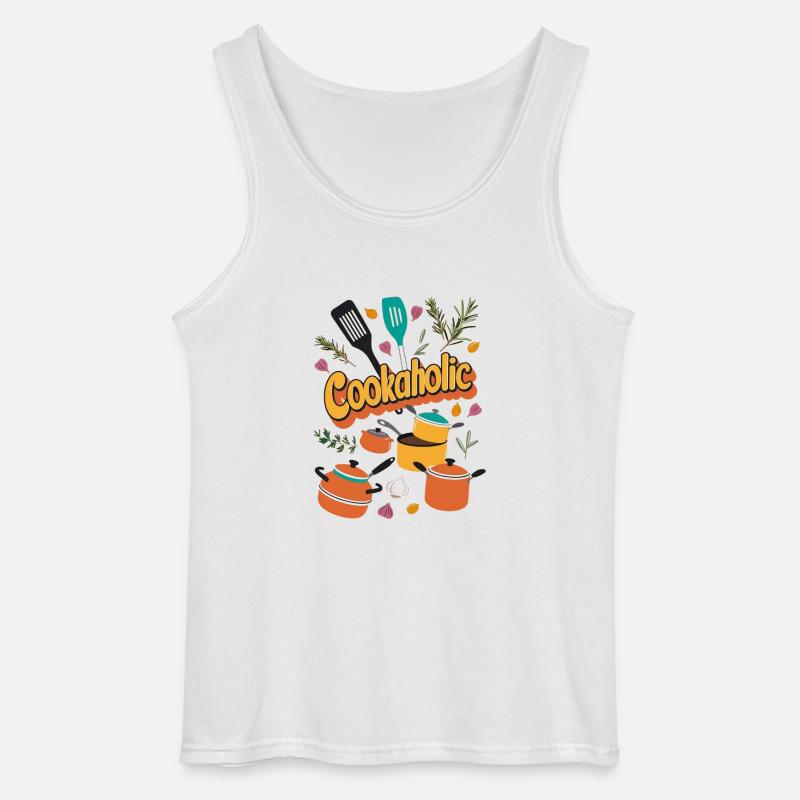 Koch kochen lecker Geschenk - Gildan Männer Tank Top - Weiß