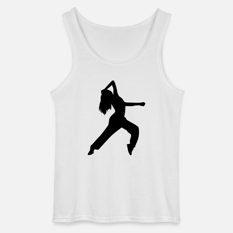 Tanzen - Gildan Männer Tank Top - Weiß