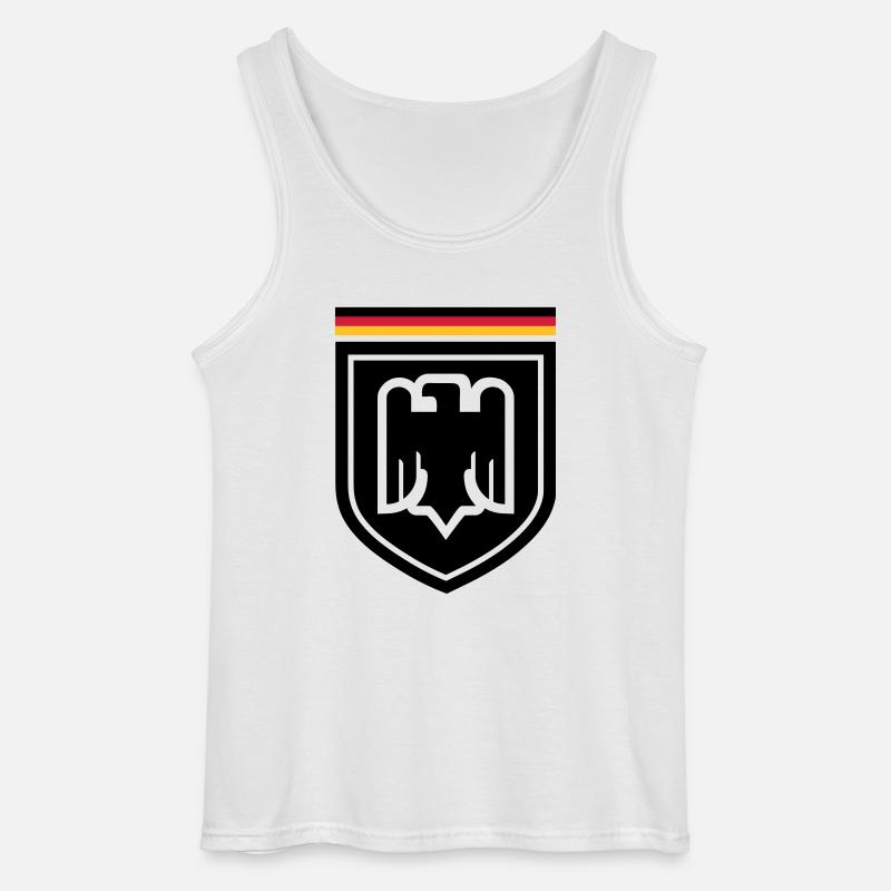 Deutschland Adler Abzeichen 01 - Gildan Männer Tank Top - Weiß