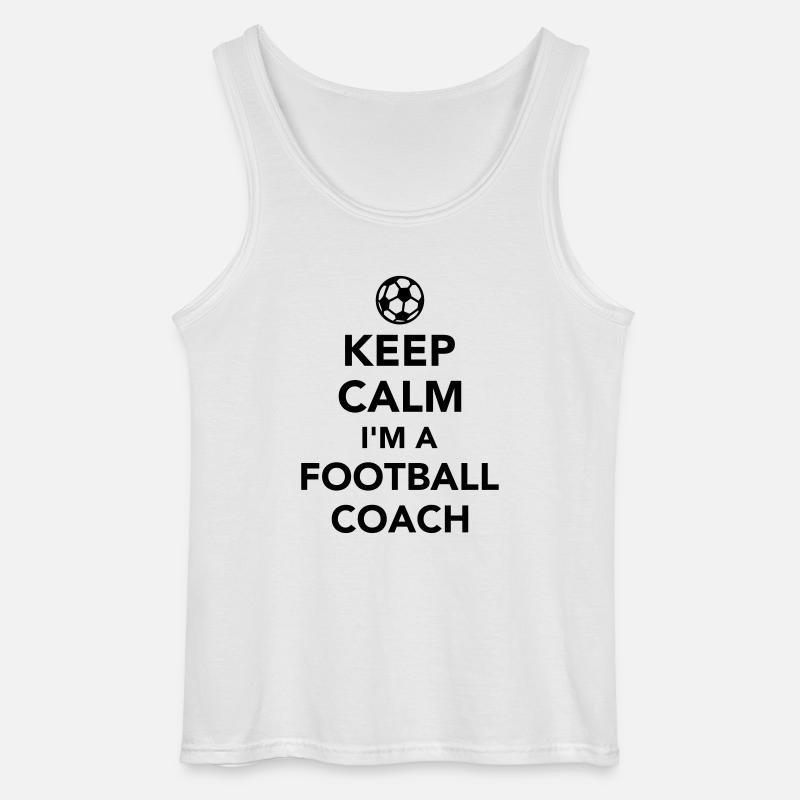 Fußball - Gildan Männer Tank Top - Weiß