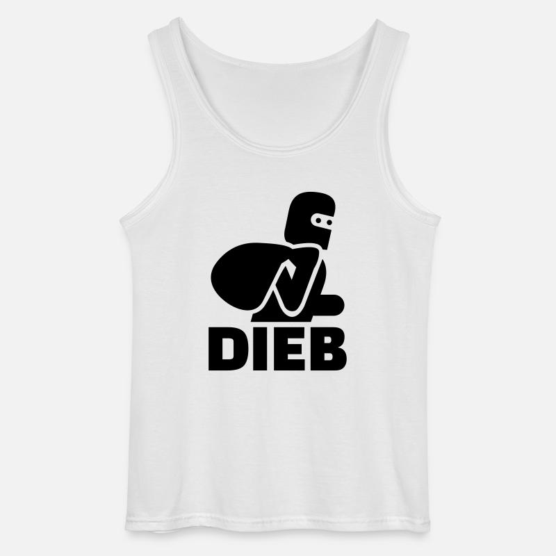 Dieb - Gildan Männer Tank Top - Weiß