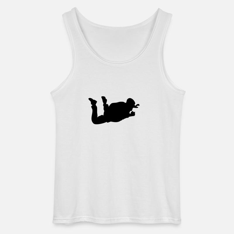 Skydiver - Gildan Men’s Tank Top - white