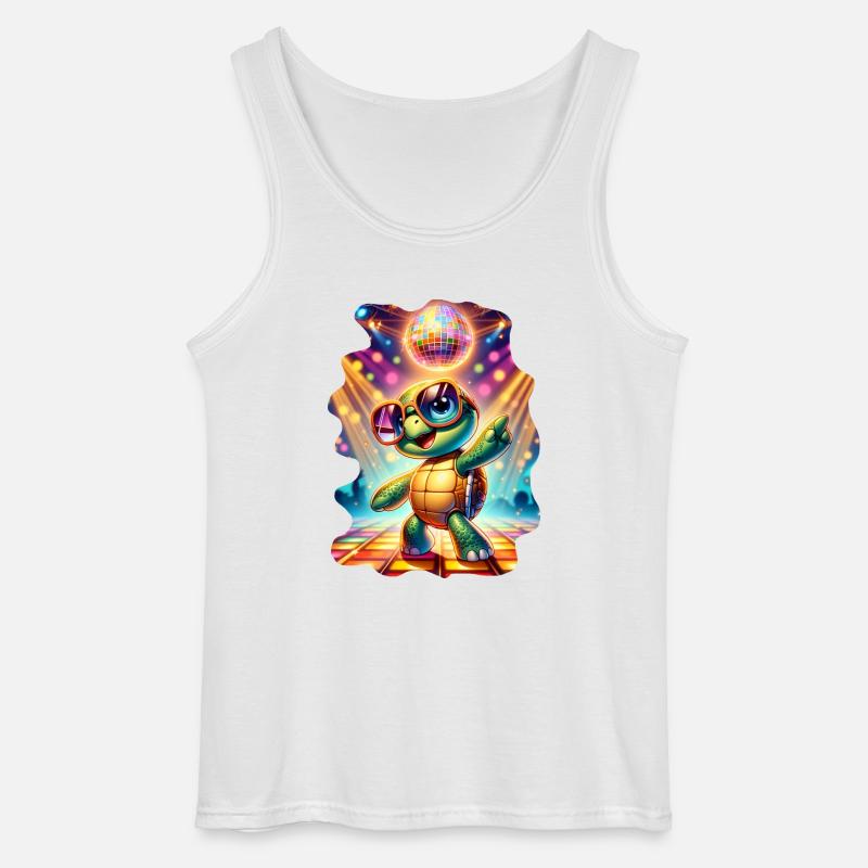 Party-Schildkröte - Gildan Männer Tank Top - Weiß