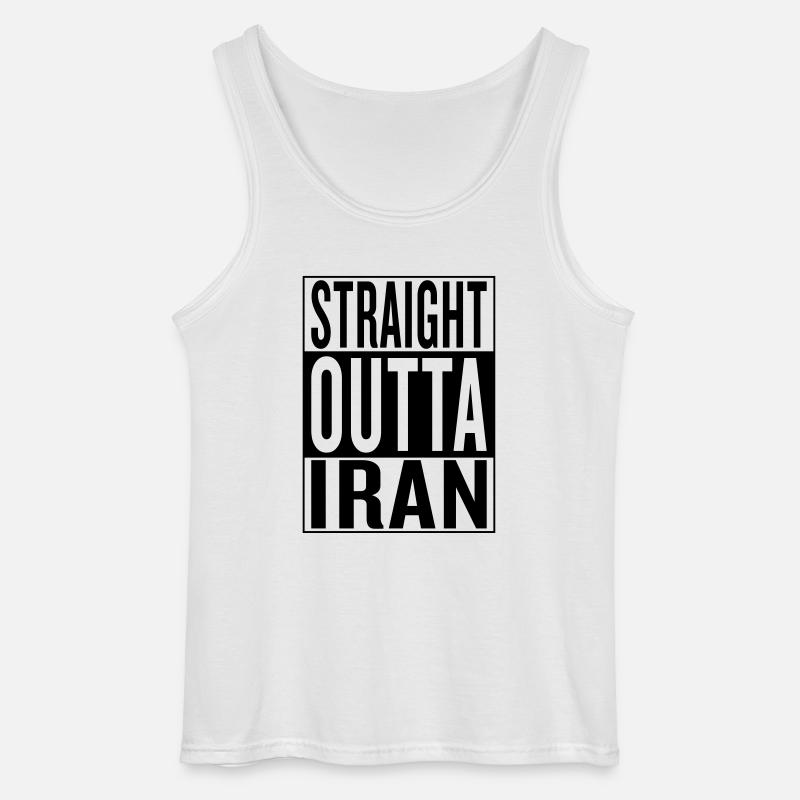Iran - Gildan Männer Tank Top - Weiß