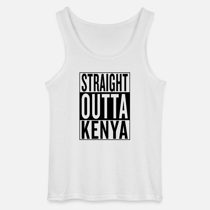 Kenya - Gildan Männer Tank Top - Weiß