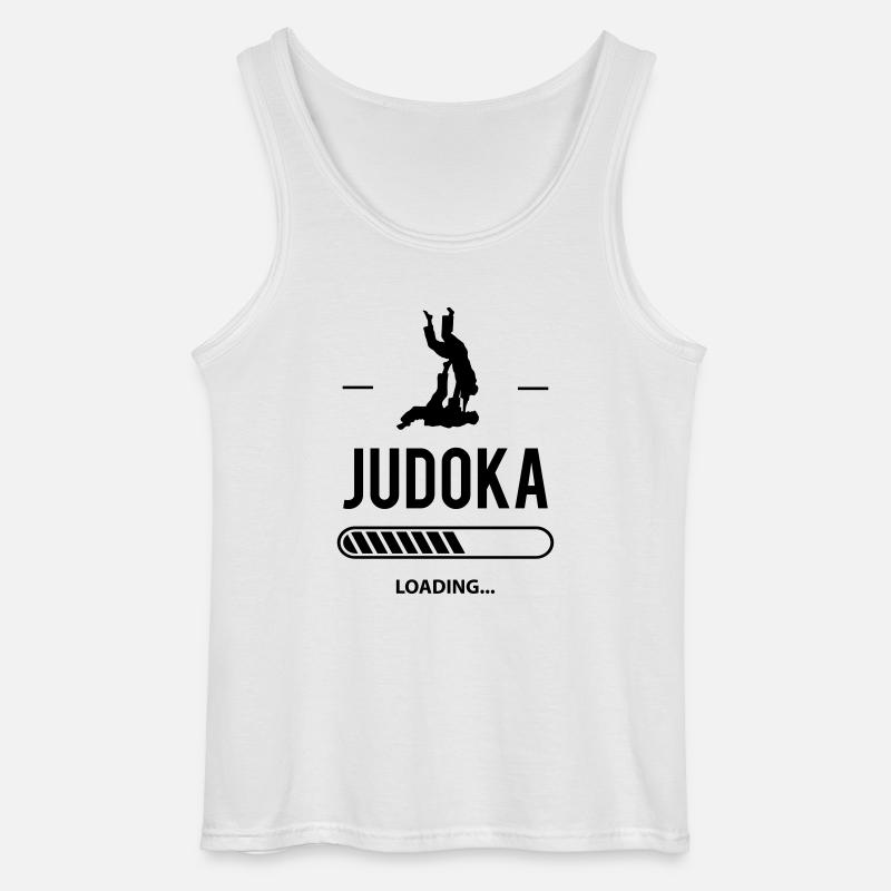 Judoka loading - Gildan Männer Tank Top - Weiß