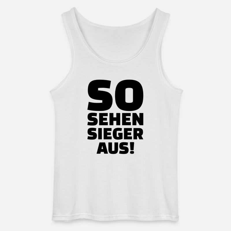 Sieger - Gildan Männer Tank Top - Weiß