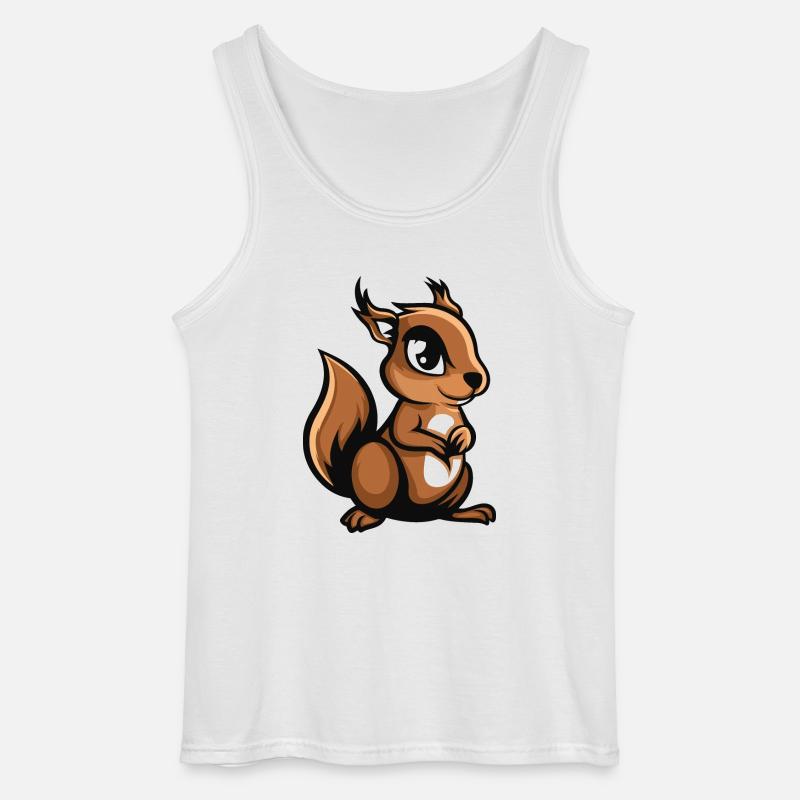eichhörnchen - Gildan Männer Tank Top - Weiß