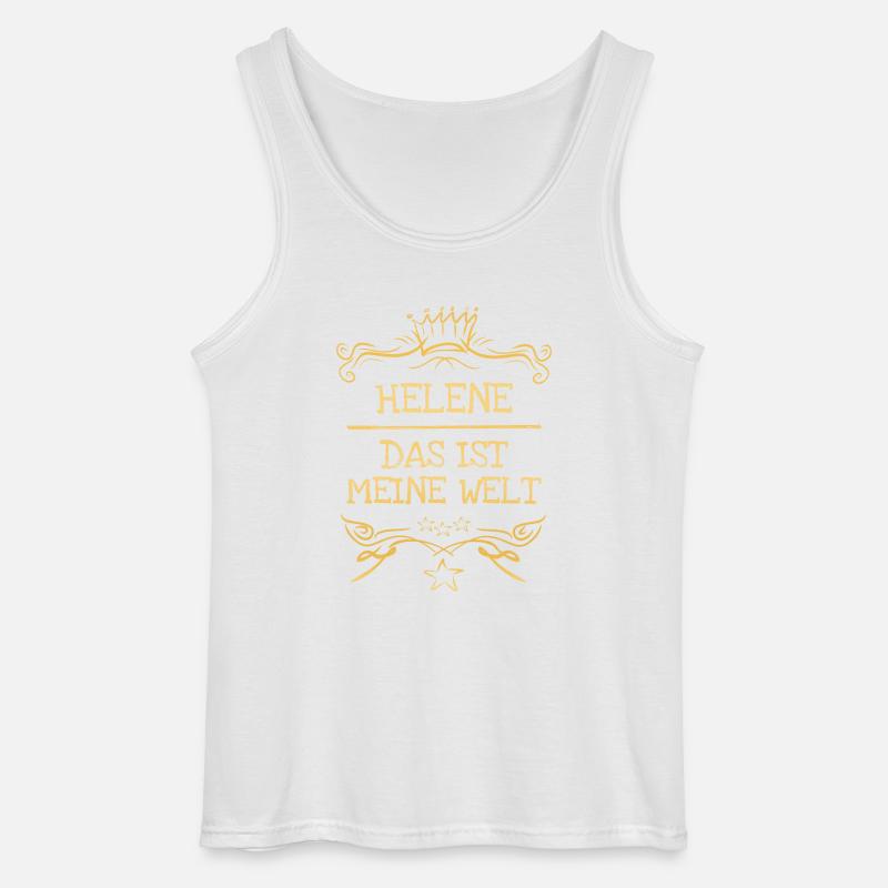 Helene als Mädchenname - Gildan Männer Tank Top - Weiß