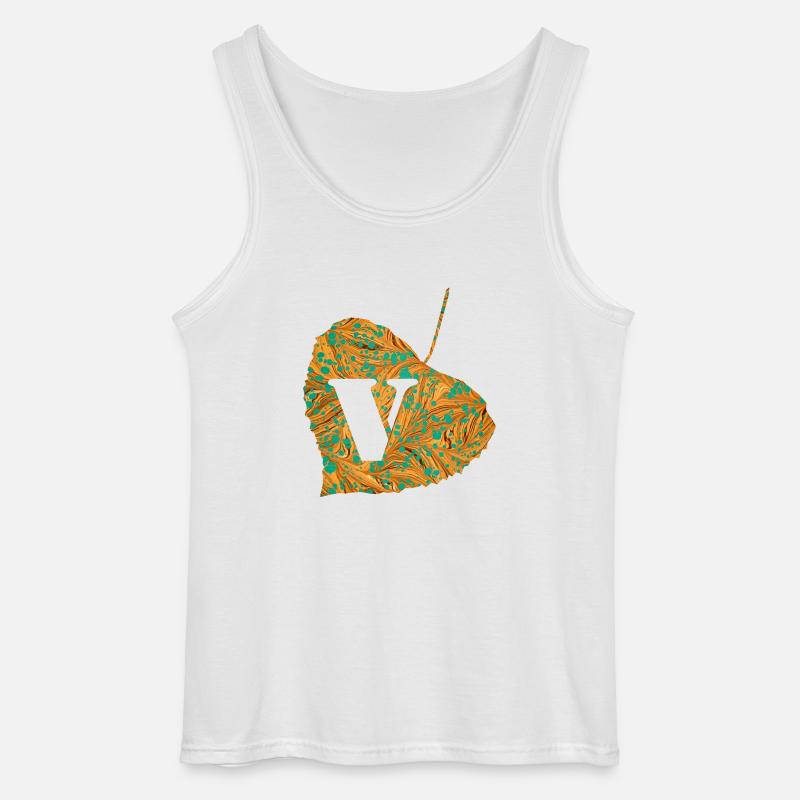 blatt e 95 v - Gildan Männer Tank Top - Weiß