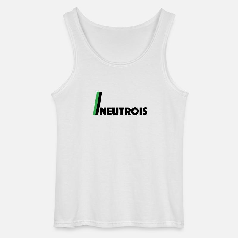 Neutrois Flagge - Gildan Männer Tank Top - Weiß