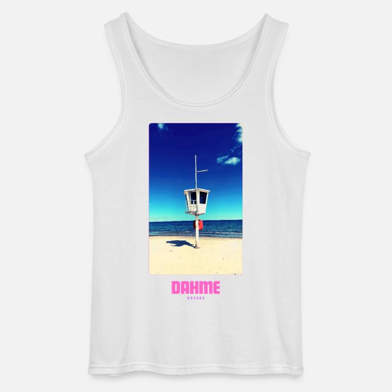DAHME BEACH - Gildan Männer Tank Top - Weiß