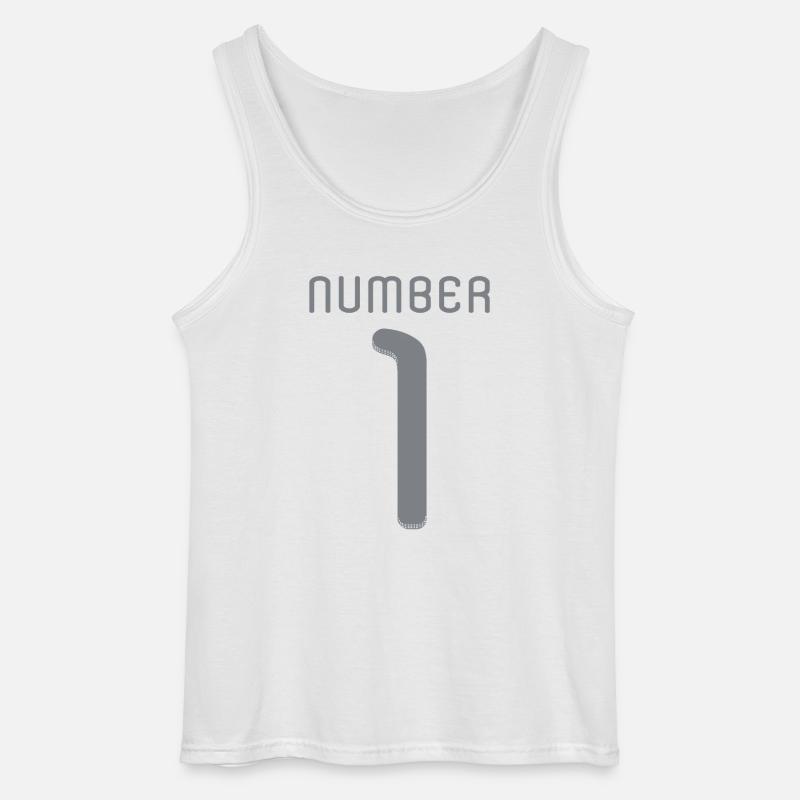 Nummer eins ☝ - Gildan Männer Tank Top - Weiß